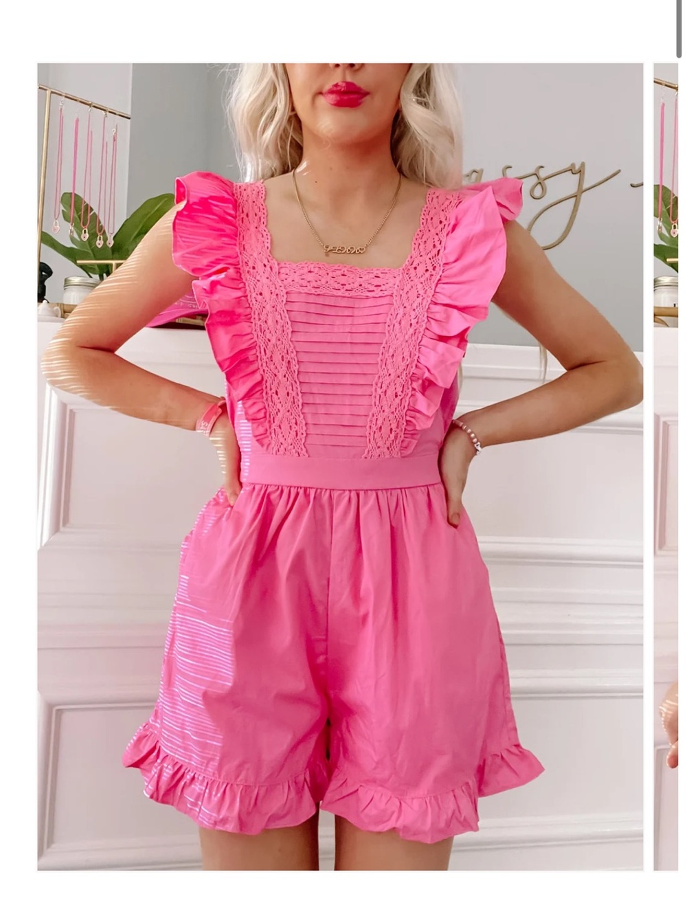 Baevely pink romper